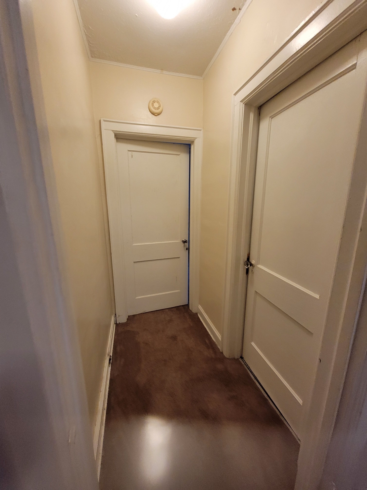 2048 Iuka Ave. B interior hallway with original doors