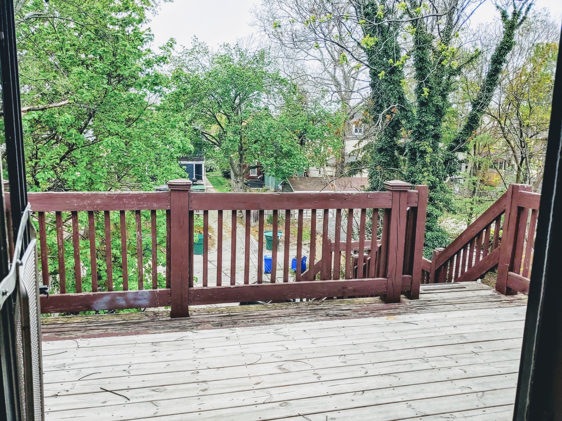 372 C E 14th Ave. large 3rd-story private outdoor deck with treetop views