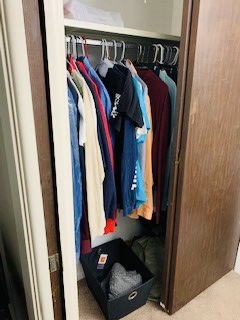 2026 Summit St. closet with hanging rod and storage space