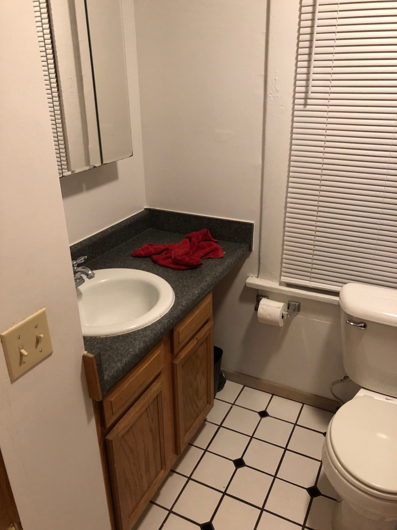 77 E Patterson Ave. bathroom vanity with storage cabinet and countertop space