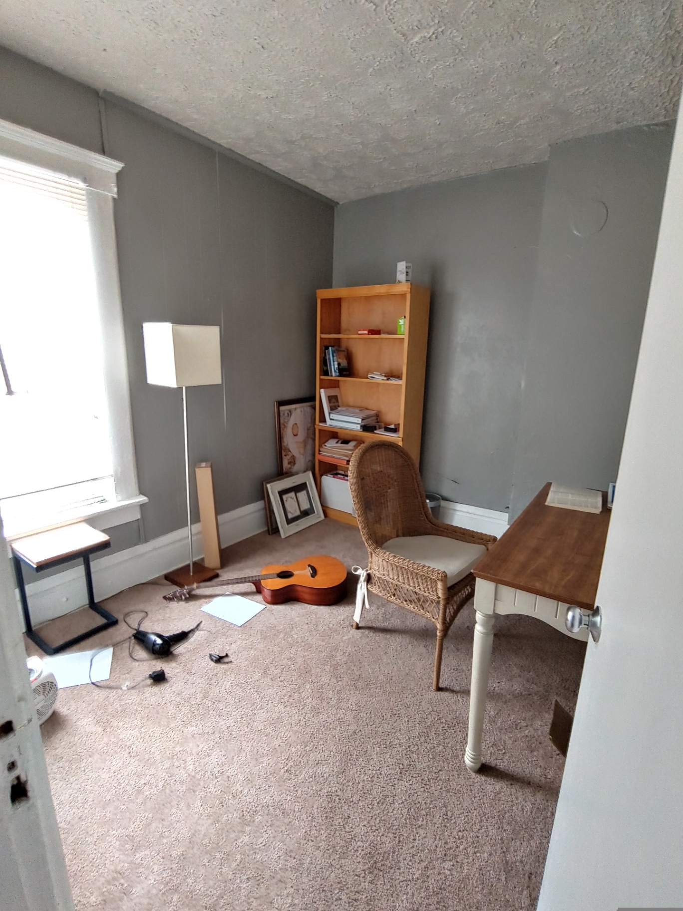 113 W 9th third bedroom with carpet, ideal as bedroom or office