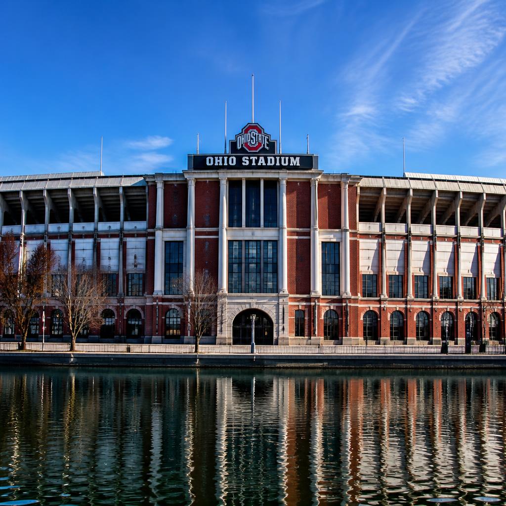 Ohio Stadium on game day
