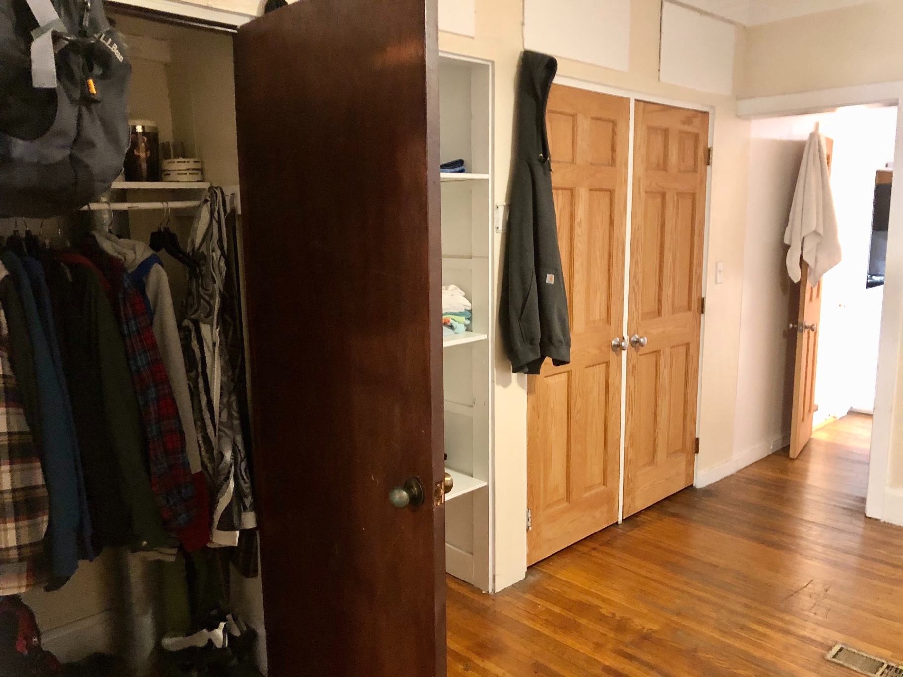 89 E Woodruff Ave. Unit 89 bedroom with double closet and built-in shelving