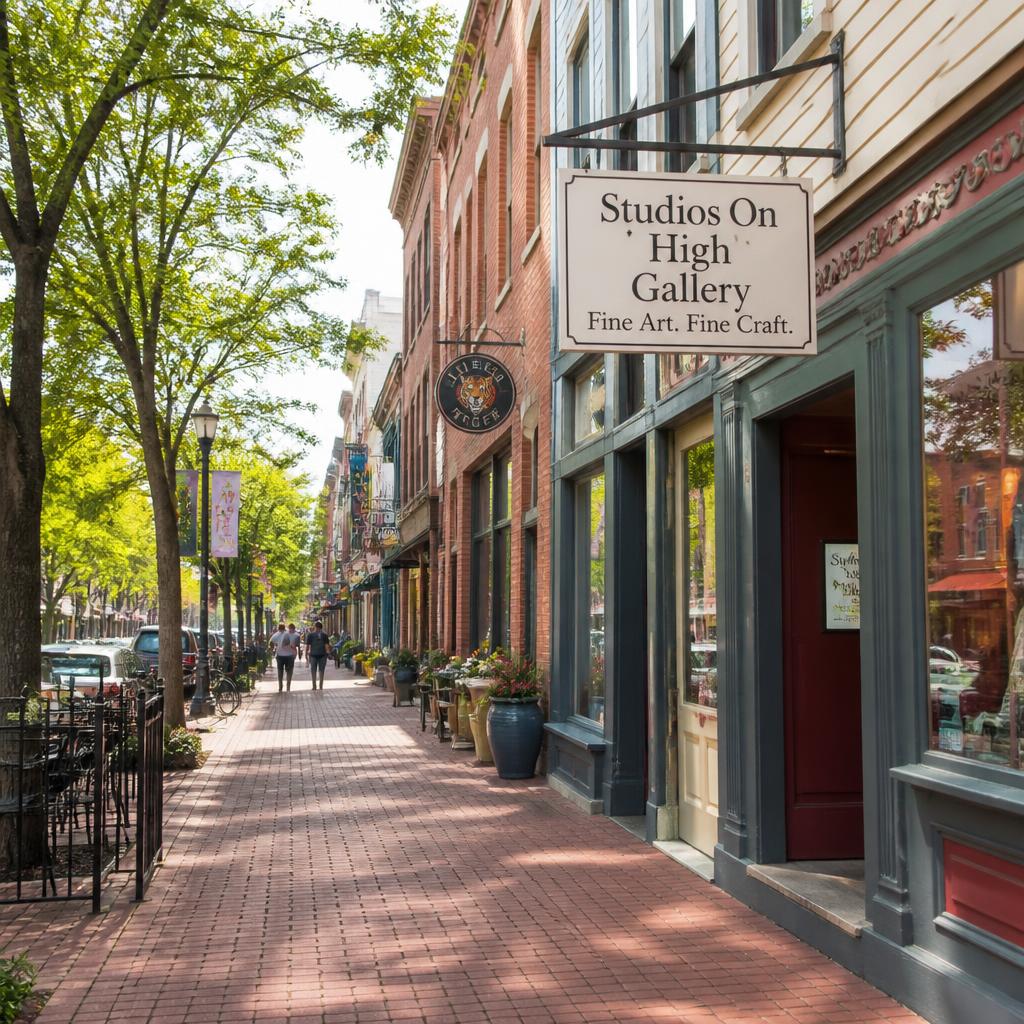 Shops in the Short North Arts District