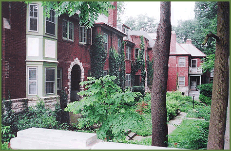 2054 Iuka Ave. exterior — historic brick building along the Iuka Ravine